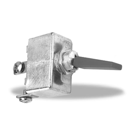 Velvac Toggle, Spst, On-Off, 50Amp Blk Handle 090186